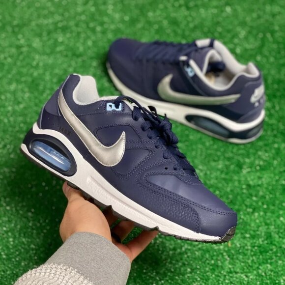 Nike Air Max Command Low Mens Casual Leather Shoes Blue 749760-401